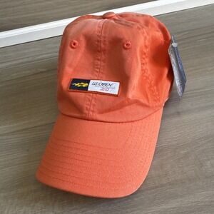 2012 US Open Hat American Needle Strapback Orange Baseball Dad Cap Tennis‎ NWT